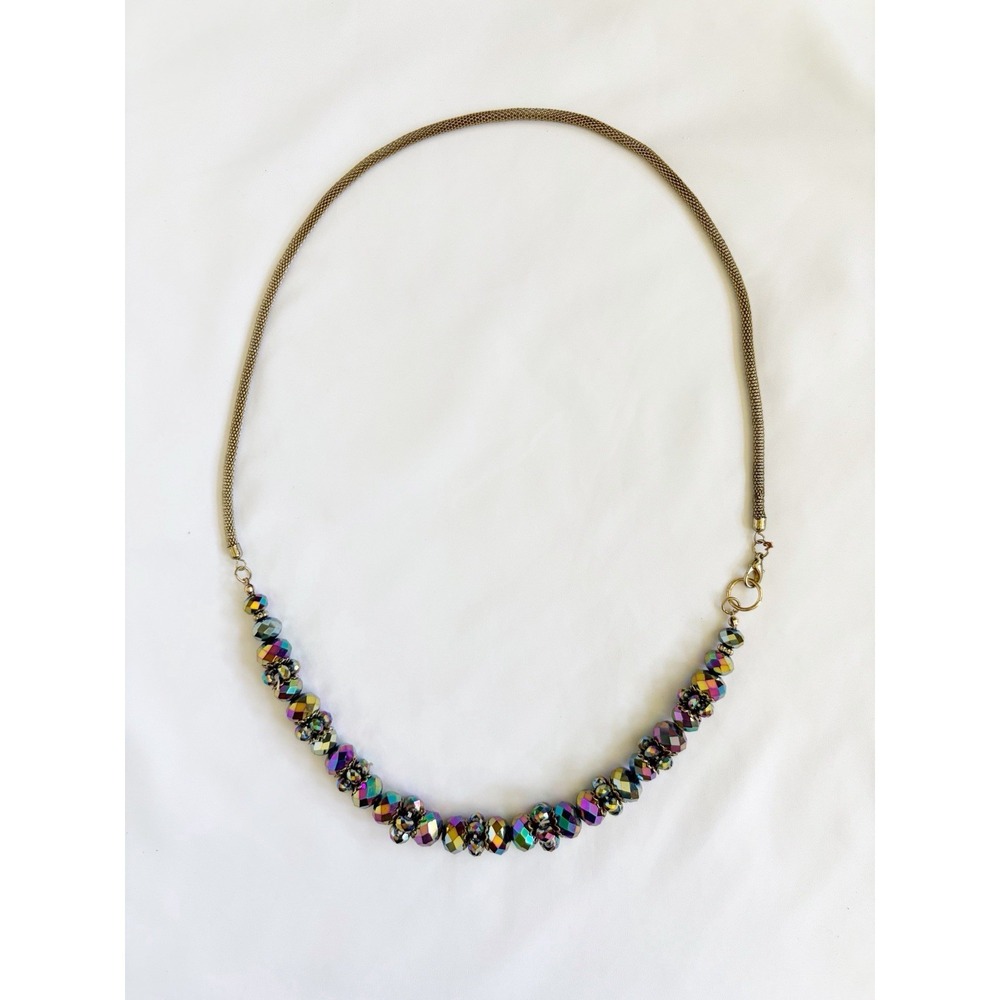Erica Lyons 26" Carnival Blue Purple Beaded Necklace
